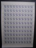 RUSSIA 1988 MNH (**)YVERT 5586 Standard.Arctic.map Plane.penguins. Sheet Of 100 Stamps - Full Sheets
