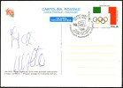 OLYMPIC - ITALIA MILANO 1998 - ESPOSIZIONE MONDIALE FILATELIA - MEDAGLIE D'ORO - STATIONERY - ATHLETICS / GYMNASTICS - Zomer 2000: Sydney