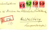 ALLEMAGNE BAYERN. Timbres De 1919 Sur Devant D´enveloppe Ayant Circulé. - Storia Postale