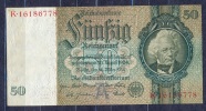 Germany - 1933 - 50 Mark....A/K.. ..P182a,  R175b,..,XF+ - 50 Reichsmark