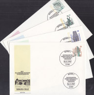 BRD Privatumschläge PU 285, PU 286, PU 288, PU320 Mit Erstausgabetagstempel BONN 6.11.1987 - Sobres Privados - Usados