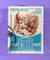 Monaco ° 1966 - Yvert. 701 -  20° Anniversaire De L'UNESCO.  Vedi Descrizione. - Gebruikt