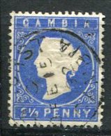 GAMBIE - TP Fil. CA Dent. 14, N° 15 Outremer Y&T Impression En Relief - Gambia (...-1964)