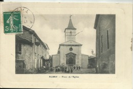 D81 - ALBAN  - Place De L' Eglise - Alban