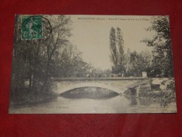 BAZANCOURT - Pont Du Chemin De Fer Sur La Suippe    -  (2 Scans) - Bazancourt