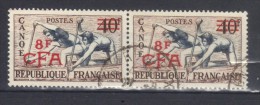 REUNION  CFA         N°314 (1953) Série Sports   Canoë - Used Stamps