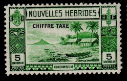 NEW HEBRIDES NOUVELLES HEBRIDES 1938 5c Postage Due SG FD65  - Mint Lightly Hinged MLH * - 1B279 - Oblitérés