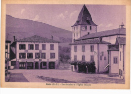 SARE ... LES ARCADES ET L EGLISE BASQUE - Sare