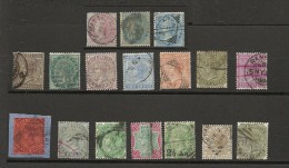 Br India, Queen Victoria, Lot, Used, 17 Stamps Indien Inde - 1858-79 Compagnie Des Indes & Gouvernement De La Reine