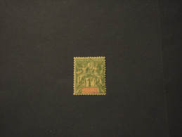 NOUVELLE CALEDONIE - 1892 PITTORICA 1 F. - NUOVO(+) - Ungebraucht