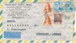 Brazil Air Mail Cover Sent To Denmark 7-1-1933 - Poste Aérienne