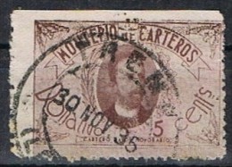 Sello 5 Cts Fiscal, Montepio De Carteros, Thebussem, Fechador TREMP (Lerida) º - Fiscaux-postaux