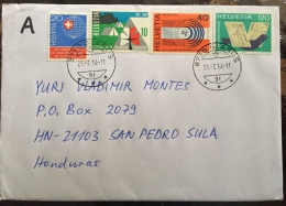 Cover Swizerland To Honduras 2015 Red Cross - Lettres & Documents