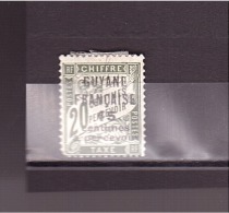 TA   4 *   Y&T  Timbres De France De 1893-1926 Surchargées « Timbre  Taxe » *GUYANE*  02/24 - Unused Stamps