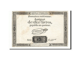 Billet, France, 10 Livres, 1792, 1792-10-24, TTB, KM:A66a, Lafaurie:161a - Assignats & Mandats Territoriaux