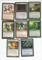 G-I-E , Carte De Collection , MAGIC The Gathering , Deckmaster , LOT DE 8 CARTES - Sonstige & Ohne Zuordnung