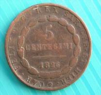 5 Centesimi 1826 - Piemont-Sardinien-It. Savoyen