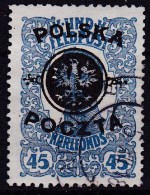 POLAND 1918 Lublin Fi 19 Used Signed Petriuk - Used Stamps