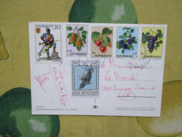 1976 Cartolina Per INTERNo Affrancata L.70 N.6 Valori Differenti - Storia Postale