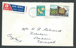 1968 NEW ZEALAND LETTER NO TIMBRO ARRIVO - V - Briefe U. Dokumente