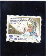 1996 Vaticano - 50° Sacerdozio Di Papa Giovanni Paolo II - Used Stamps