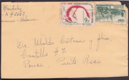 1962-H-13. CUBA 1964. SOBRE CON LA MARCA PARLANTE ZONA POSTAL HABANA A PUERTO RICO. - Covers & Documents