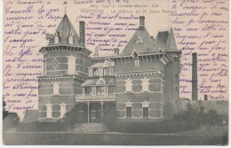 WARCOING  LE CHATEAU DE M JULES PEETERS  EN 1904 - Pecq