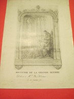 Souvenir De La Grande Guerre/ Le Merci à Notre-Dame/Henriette Bideaux/Ivry La Bataille/1918  DIP53 - 1914-18