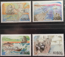 Cabo Verde 2006 - Ciclo Da Baleia Ie Serie Whale Wal Baleine Rare Bateau Ship Boot Boat Voilier Segelboot 4 Val. MNH - Cap Vert