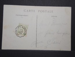 MONACO - Carte Pour Paris - Juin 1904 - A Voir - P15151 - Nuevos