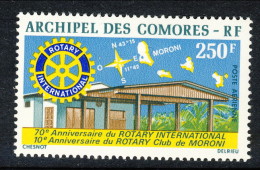 Comores 1975 Posta Aerea Rotary N. 66 Fr. 250 MNH Catalogo € 11 - Airmail