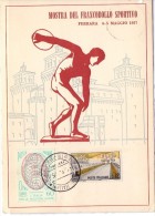 MOSTRA DEL FRANCOBOLLO SPORTIVO FERRARA 1957  N° 0042 (G160087) - Hiver 1956: Cortina D'Ampezzo