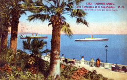 Monte-Carlo. Les Terrasses Et Le Cap Martin - Terrassen