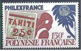 1982 POLYNESIE FRANCAISE 180** Philexfrance, Timbre Sur Timbre - Ungebraucht