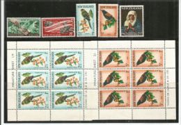 Année Complète 1962  .  2 Blocs-feuillets + 5 Timbres Neufs **  Sans Charnière.  Côte 74,00 € (oiseaux Créadion Rounoir - Ongebruikt