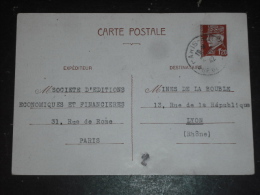 PARIS ?? - ENTIER POSTAL PETAIN - CARTE POSTALE - Autres & Non Classés