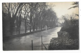 SAINT CALAIS (72) Carte Photo Inondations Bords De L'Anille - Saint Calais