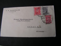 == GR  Athen , Cv.  1926 - Cartas & Documentos