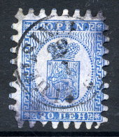 FINLAND 1866 20 P. Blue With Roulette II, Used.  Michel 8 Bx - Usados