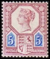 1887 - 1892. Victoria 5 D.  (Michel: 93) - JF191677 - Zonder Classificatie