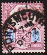1887 - 1892. Victoria 5 D.  (Michel: 93) - JF191675 - Zonder Classificatie