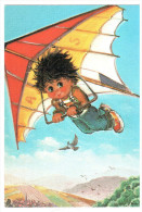 CPSM LES PETITS  POULBOT ENFANT MICHEL THOMAS DELTA PLANE C/100 N°129 - Thomas