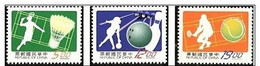 1997 Sport Stamps Badminton Tennis Bowling - Boule/Pétanque