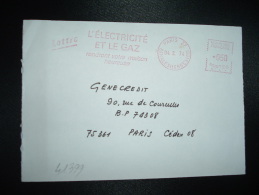 LETTRE EMA NC 414 à 050 Du 04 2 74 PARIS 37 + L'ELECTRICITE ET LE GAZ Rendront Votre Maison Heureuse - Gas