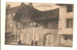 Carte Postale Ancienne : PIERRE-BUFFIERE : Une Vieille Maison De La Grande Rue, 87 - Pierre Buffiere