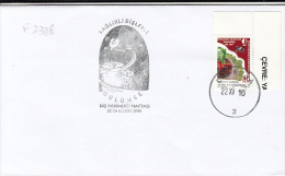 3361FM- ENVIRONEMENT PROTECTION STAMP, HEALTHY SMILE SPECIAL POSTMARK ON COVER, 2010, TURKEY - Lettres & Documents