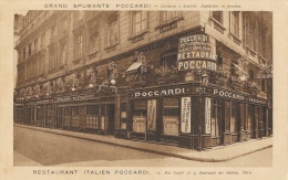 Restaurant Italien Poccardi - Grand Spumante Poccardi - Paris, Rue Favart - Edition Devambez - Restaurants