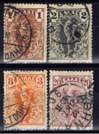 GR+ Griechenland 1901 Mi 125-31 Hermes - Usados