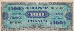 BILLETS - TRESOR - VERSO FRANCE - N°10359804  SERIE 4   - 100 FRANCS - 1945 Verso Francia
