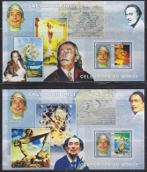 Congo 2006 Salvador Dali 2 M/s IMPERFORATED ** Mnh (F4934) - Neufs